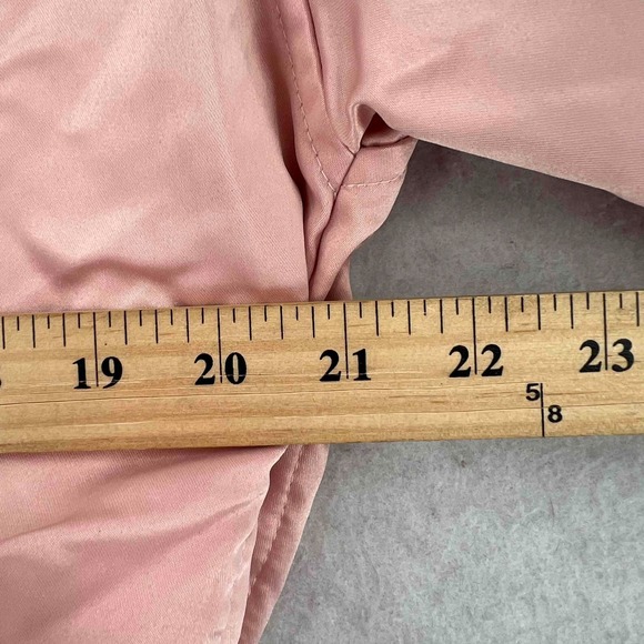 Acne Studios Women's Pink Bomber Full Zip Jacket Pockets Size Small - Picture 10 of 12